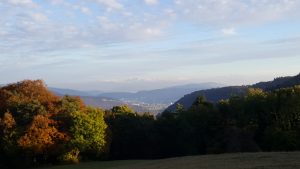 Alpenkamm vom Rotberg gesehen