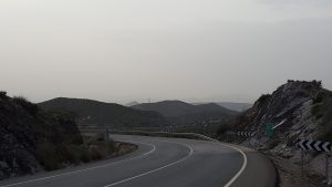 Abendstimmung über Andalusien