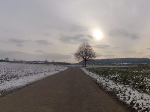 Winterstimmung über dem Birrfeld