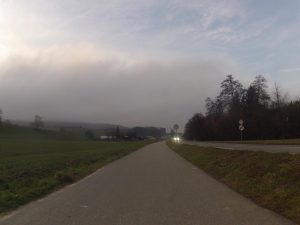 Nebeldecke über dem Surbtal