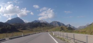 Abfahrt vom Hochtannbergpass