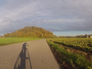 Staufberg im herbstlichen Abendlicht