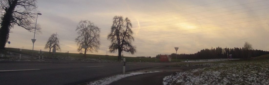 Radweg nach Waltenschwil