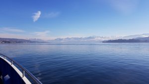 Auf der Fähre nach Horgen