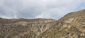 Carboneras-Pässchen von unten