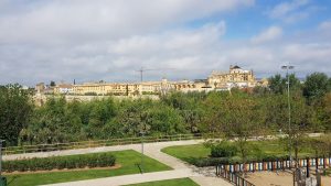 Quartier mit der Moschee