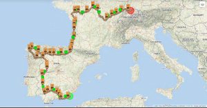 Spanien-Frankreich-Schweiz