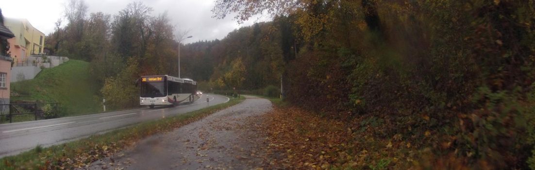 Ehemaliges Bahntrassee in Villmergen