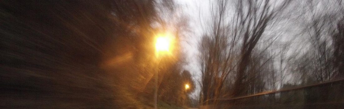 Im Abendlicht der Bünz entlang