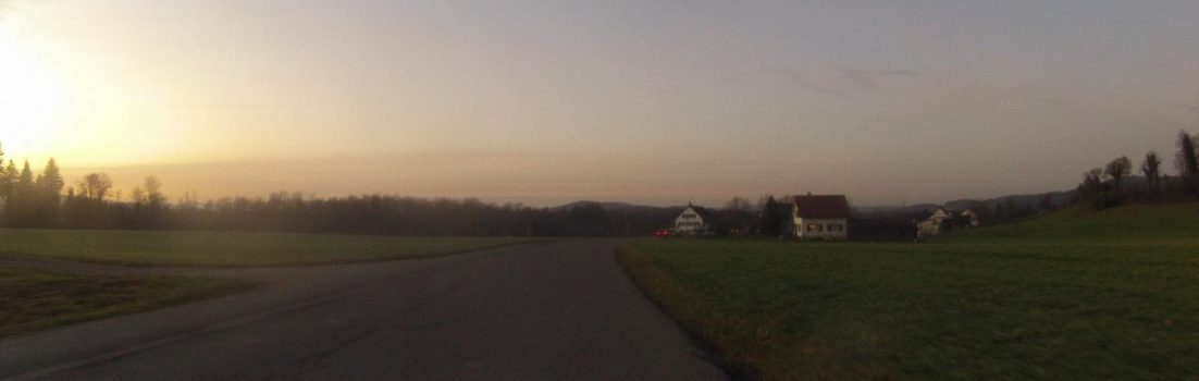 Abendstimmung über dem Reusstal