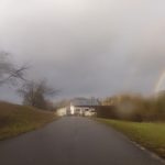 Mellingen und Regenbogen über der Reuss
