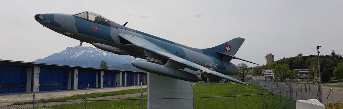 Mittagessen am Flugplatz