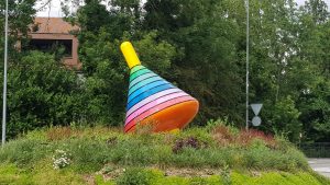 Kreiseldekoration in Oftringen