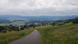 Blick vom Heitersberg ins Reusstal