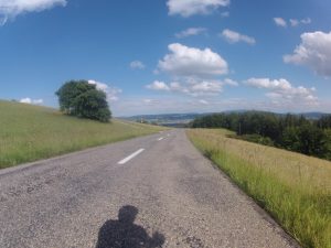 Vom Rotberg ins Aaretal hinunter