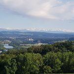 Alpenkamm aus Sicht von Vier Linden