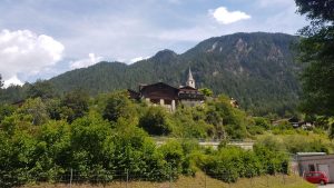 Blick vom Rastplatz nach Filisur