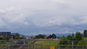 Gewitterwolken über dem Jura
