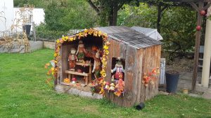 Herbstliches Gartenhaus