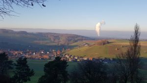 Blick ins Rheintal vom Rotberg her