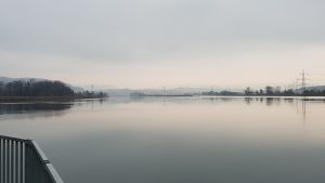 Abendstimmung am Klingnauer Stausee