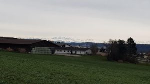 Letzte Chance für einen Blick zu den Alpen