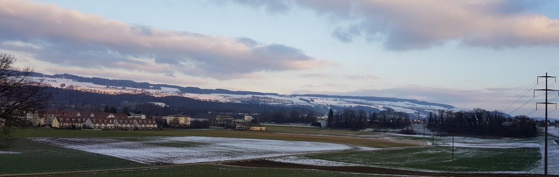 Mutschellen und Heitersberg über dem Reusstal