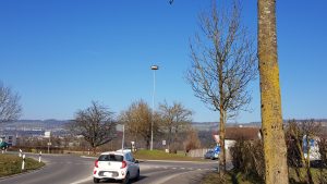 Kreisel mit Storchennest