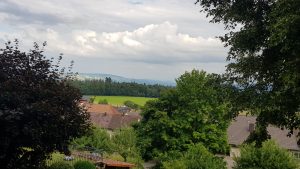 Blick von der Habsburg in Richtung Reusstal