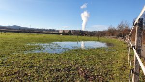 In der Nähe des Klingnauer Stausees