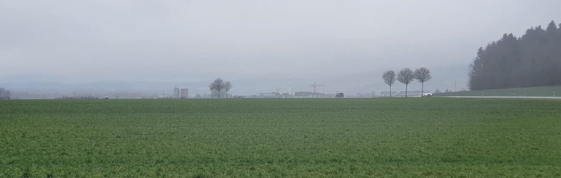 Die nächste Schnee- und Regenwolke nähert sich