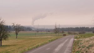 Aaretal und Rheintal im Saharadunst