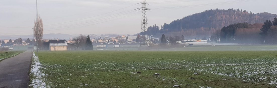 Bodennebel bei Hunzenschwil