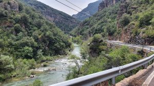 Schöne Schlucht in Aragonien / Navarra