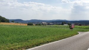 Oberhalb Auenstein in Richtung Aaretal