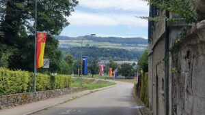 Fahnenschmuck in Wohlenschwil