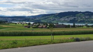 Blick ins Seetal, oberhalb Seengen