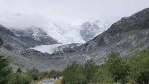 Blick zum Morteratschgletscher