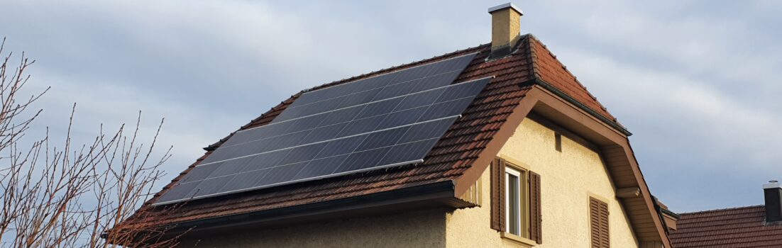 Die Panels sind montiert