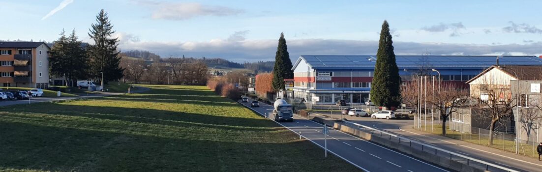 Villmergen, Bünztal von oben