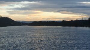 Wolkengrenze über dem Aaretal