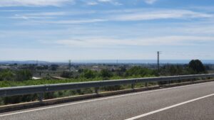 Die Ebene, gesehen ausserhalb von Les Borges del Camp