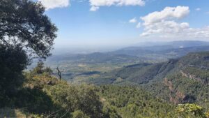 Vom Aussichtspunkt la Mussara