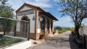 Bahnhof an der Via Verde