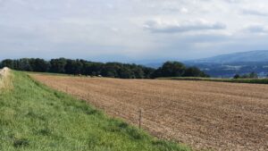 Vom Mutschellen über das Reusstal in Richtung Alpen