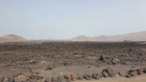 Typisches Landschaftsbild auf der Nordseite der Insel