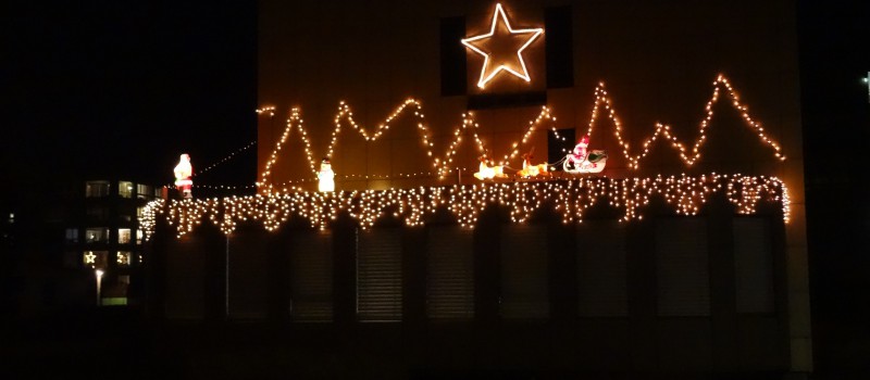 Arbeitsweg in der Adventszeit